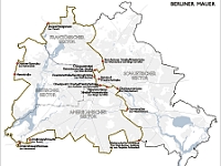 Karte Berliner Mauer