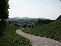 PICT3439  Bij Stift Melk (dorpje Melk), 1e excursie op de 2e dag, onderweg van overnachting naar hotel. Stift Melk was een klooster, overgenomen door de kloosterlingen (Benedicteinen) van de voormalige machtshebbers